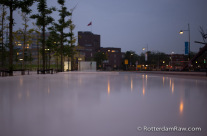 Museumpark, street roller skating or ice skating